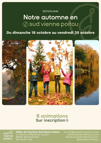 Notre Automne en Sud Vienne Poitou . 2026