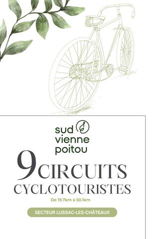Guide des 9 boucles cyclos secteur de Lussac-les-Châteaux (de 19.7km à 50.1km)