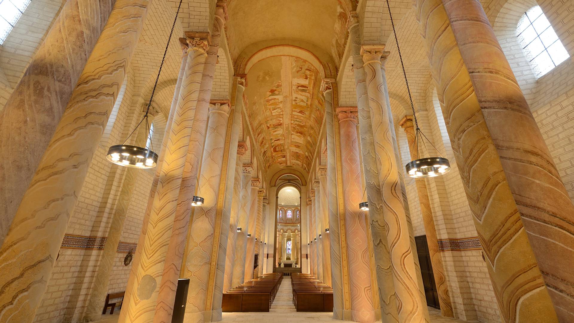 Abbey of Saint Savin in Sud-Vienne-Poitou