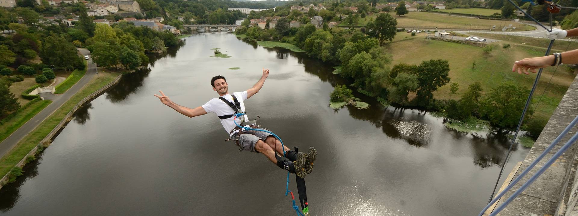 saut à l'élastique en Sud Vienne Poitou