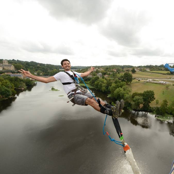 Saut à l'élastique en Sud Vienne Poitou